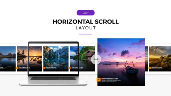 img Horizontal Scroll Layout For Divi
