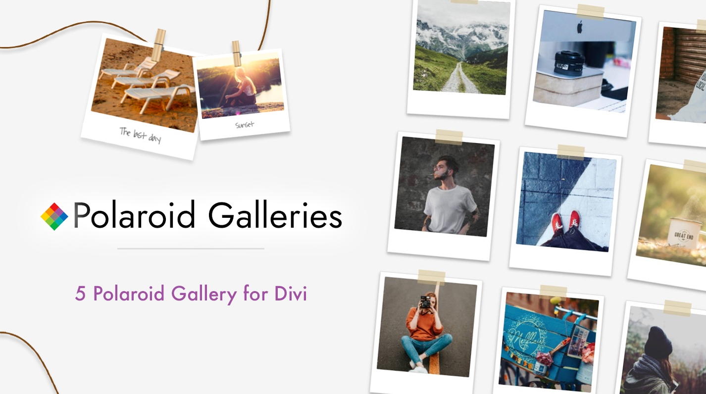 Divi Polaroid Gallery
