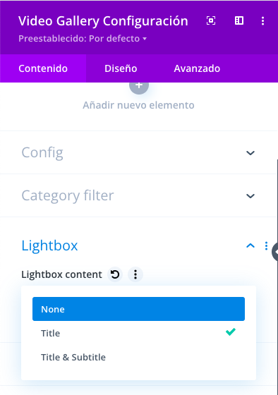 divi video lightbox